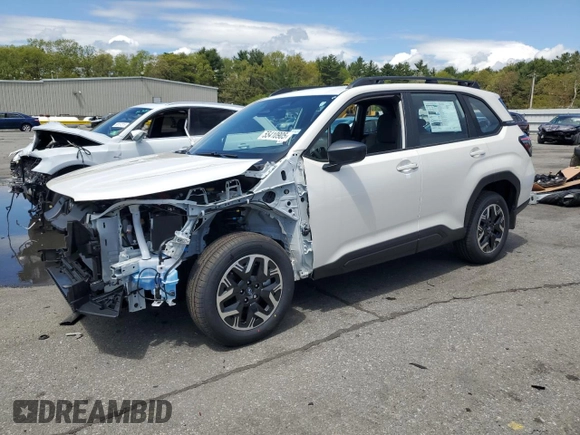 2025 Subaru Forester с VIN JF2SLDAC4SH482414, выставлен на аукционе Copart как лот 55410905 с пробегом 9 миль миль и Списание • Salvage title. История ставок и продаж доступна на DreamBid. Изображение 1.