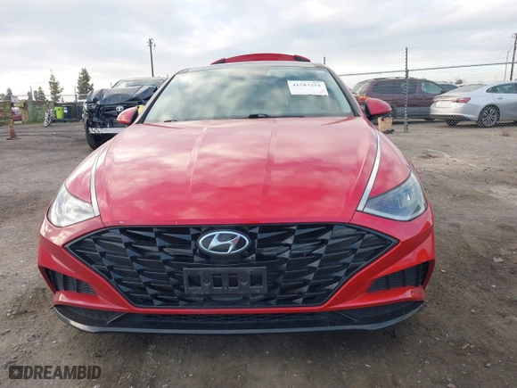 2021 Hyundai Sonata SEL with VIN 5NPEF4JA6MH084885, listed as a IAAI auction lot 41583251 with 57,153 mi miles. Bid and sale history available at carsss.com. Image 12.