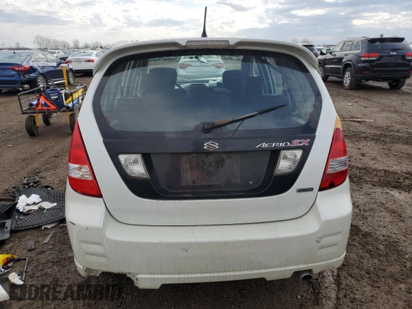 2003 Suzuki Aerio SX with VIN JS2RD41H635203639, listed as a Copart auction lot 50309015 with Not Provided miles and Salvage Title. Bid and sale history available at DreamBid. Image 6.