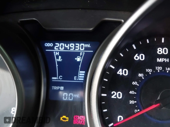 2013 Hyundai Veloster w/Black Int with VIN KMHTC6AD6DU088815, listed as a IAAI auction lot 42184776 with 204,930 mi miles and . Bid and sale history available at DreamBid. Image 15.