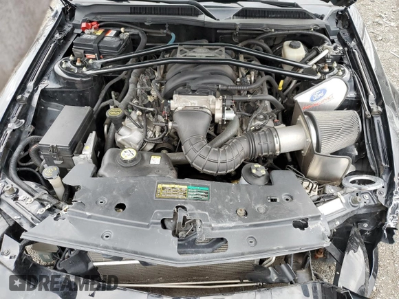 2007 Ford Mustang GT Deluxe with VIN 1ZVHT82H075356342, listed as a Copart auction lot 47814925 with 38,367 mi miles and Salvage Title. Bid and sale history available at carsss.com. Image 11.