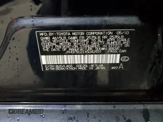 2010 Lexus IS 250 with VIN JTHCF5C21A5042931, listed as a Copart auction lot 44438415 with 163,076 mi miles and Salvage Title. Bid and sale history available at carsss.com. Image 14.