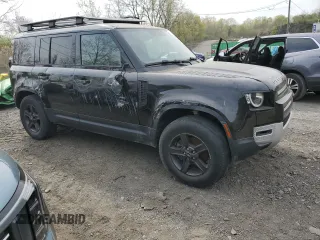 2022 Land Rover Defender S z VIN SALEJ7RX9N2079507, wystawiony jako Copart lot #54755645 z przebiegiem 26 381 mil mil oraz Szkoda całkowita • Salvage title. Historia ofert i sprzedaży dostępna na DreamBid. Obrazek 4.
