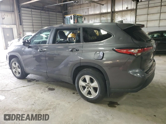 2023 Toyota Highlander L with VIN 5TDKDRBH9PS034482, listed as a Copart auction lot 57347815 with 26,150 mi miles and Salvage title. Bid and sale history available at DreamBid. Image 2.