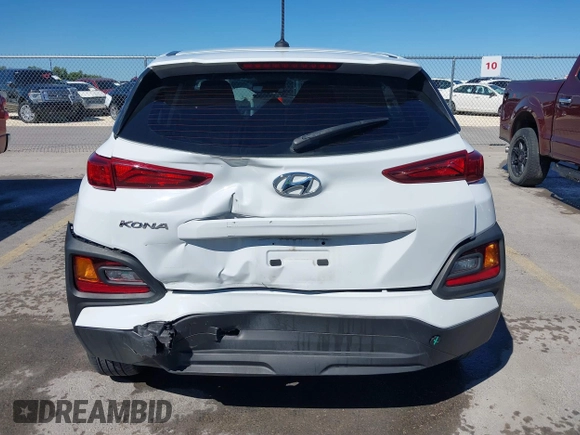 2020 Hyundai Kona SE with VIN KM8K12AA7LU424244, listed as a IAAI auction lot 42081675 with 35,251 mi miles. Bid and sale history available at carsss.com. Image 16.