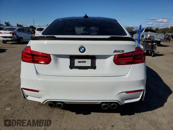 2018 BMW M3 with VIN WBS8M9C57J5L00828, listed as a Copart auction lot 42572923 with 33,042 mi miles. Bid and sale history available at carsss.com. Image 6.