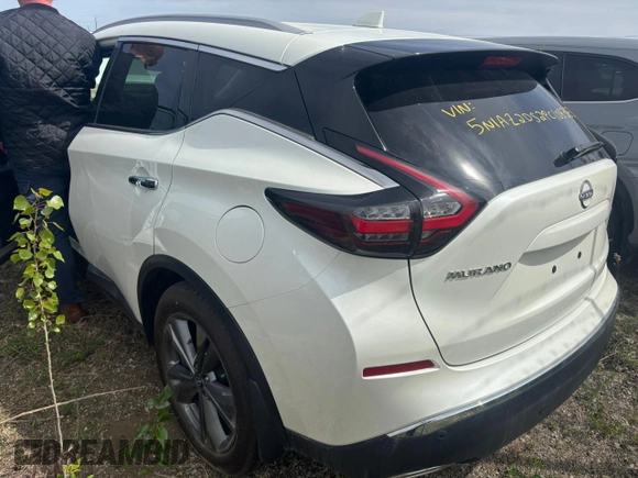 2023 Nissan Murano Platinum z VIN 5N1AZ2DS2PC108383, wystawiony jako Copart lot #54561335 z przebiegiem Nie podano mil oraz Czysty tytuł • Clean title. Historia ofert i sprzedaży dostępna na DreamBid. Obrazek 2.