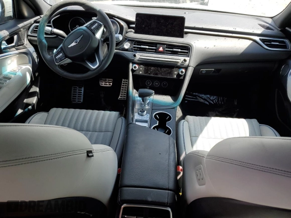 2024 Genesis G70 2.5T with VIN KMTG34SC6RU136838, listed as a Copart auction lot 51304345 with 13,041 mi miles and Salvage title. Bid and sale history available at DreamBid. Image 8.