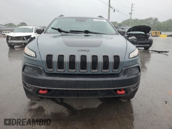 2014 Jeep Cherokee Trailhawk z VIN 1C4PJMBS7EW236960, wystawiony jako Copart lot #57098695 z przebiegiem 159 065 mil mil oraz Czysty tytuł • Clean title. Historia ofert i sprzedaży dostępna na DreamBid. Obrazek 5.