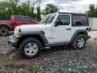 2019 Jeep Wrangler Sport S z VIN 1C4GJXAG0KW608696, wystawiony jako Copart lot #57963455 z przebiegiem 51 955 mil mil oraz Szkoda całkowita • Salvage title. Historia ofert i sprzedaży dostępna na DreamBid. Obrazek 1.