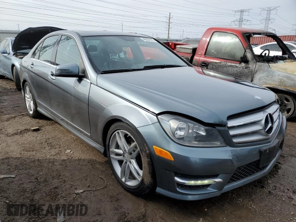 2012 Mercedes-Benz C 300 Sport with VIN WDDGF8BB3CA612868, listed as a Copart auction lot 49357675 with 211,276 mi miles and Non repairable. Bid and sale history available at DreamBid. Image 4.