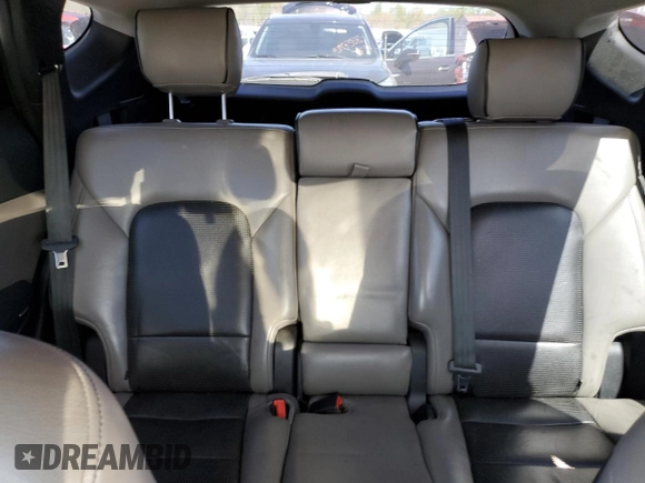 2017 Hyundai Santa Fe 2.4L z VIN 5XYZU3LB5HG392277, wystawiony jako Copart lot #51601765 z przebiegiem 81 943 mil mil oraz Szkoda całkowita • Salvage title. Historia ofert i sprzedaży dostępna na DreamBid. Obrazek 10.