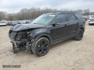 2019 Ford Explorer Sport with VIN 1FM5K8GT4KGA83937, listed as a Copart auction lot 49040345 with 124,029 mi miles and Salvage Title. Bid and sale history available at carsss.com. Image 1.
