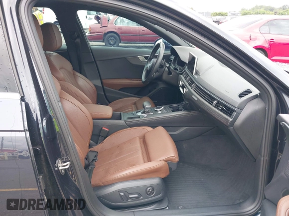 2018 Audi A4 Prestige z VIN WAUFNAF45JA019132, wystawiony jako IAAI lot #42239810 z przebiegiem 63 002 mil mil oraz . Historia ofert i sprzedaży dostępna na DreamBid. Obrazek 5.