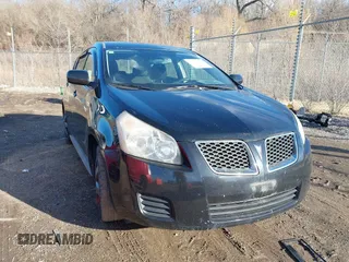 2009 Pontiac Vibe w/1SB with VIN 5Y2SP67069Z417287, listed as a IAAI auction lot 41744121 with 204,277 mi miles. Bid and sale history available at carsss.com. Image 1.