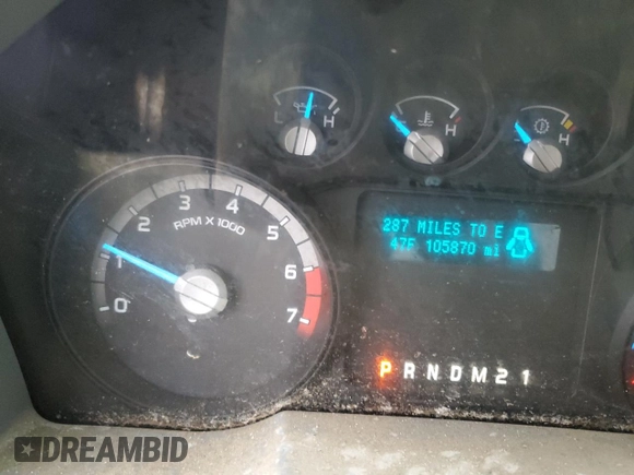 2016 Ford Super Duty F-250 SRW XL with VIN 1FTBF2A65GED09546, listed as a Copart auction lot 80651414 with 105,870 mi miles and Clean Title. Bid and sale history available at carsss.com. Image 9.
