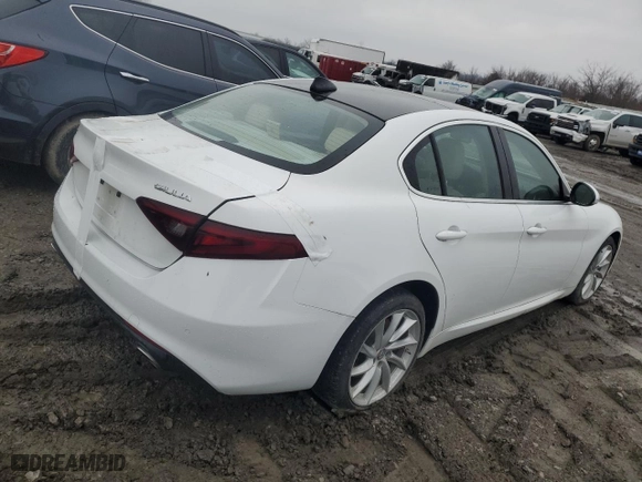 2017 Alfa Romeo Giulia Ti with VIN ZARFAEEN7H7537997, listed as a Copart auction lot 89137045 with 74,502 mi miles and Clean Title. Bid and sale history available at carsss.com. Image 3.