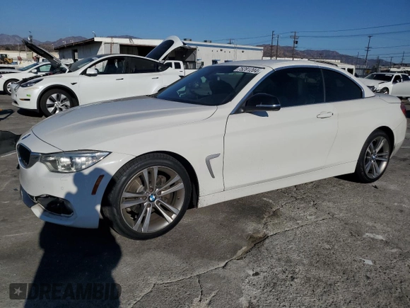 2014 BMW 4 Series 428i z VIN WBA3V7C58EJ873394, wystawiony jako Copart lot #75281204 z przebiegiem 71 561 mil mil oraz Szkoda całkowita • Salvage title. Historia ofert i sprzedaży dostępna na DreamBid. Obrazek 1.