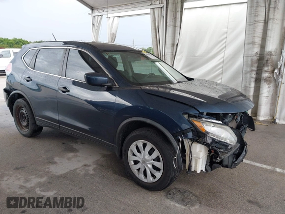 2016 Nissan Rogue SV with VIN JN8AT2MT1GW023651, listed as a IAAI auction lot 41980524 with 92,186 mi miles and . Bid and sale history available at carsss.com. Image 1.