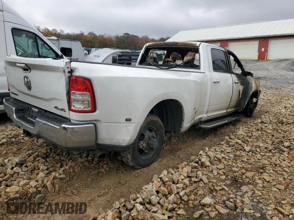 2021 Ram 3500 Big Horn with VIN 3C63RRHLXMG527901, listed as a Copart auction lot 75468134 with 0 mi miles and Salvage Title. Bid and sale history available at carsss.com. Image 3.