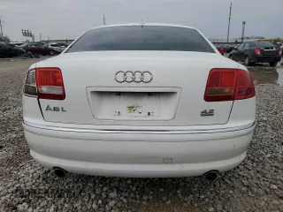 2007 Audi A8 L 4.2L with VIN WAUMV44E37N001895, listed as a Copart auction lot 80737364 with 0 mi miles and Salvage Title. Bid and sale history available at carsss.com. Image 6.