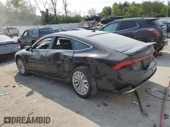 2019 Audi A7 Premium Plus with VIN WAUR2AF23KN083197, listed as a Copart auction lot 70736954 with 53,326 mi miles and Non Repairable. Bid and sale history available at carsss.com. Image 2.