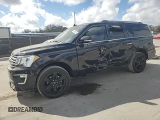 2021 Ford Expedition Max Limited with VIN 1FMJK1KT9MEA72878, listed as a Copart auction lot 44358275 with 43,082 mi miles and Salvage title. Bid and sale history available at DreamBid. Image 1.