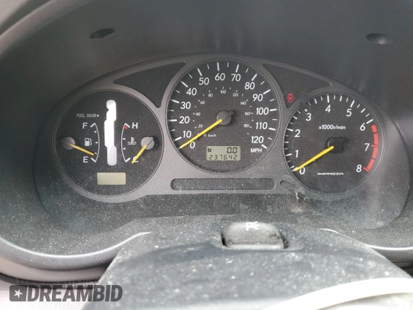 2002 Subaru Impreza Outback Special Sports с VIN JF1GG68592H806345, выставлен на аукционе Copart как лот 57710045 с пробегом 237 642 миль миль и Списание • Salvage title. История ставок и продаж доступна на DreamBid. Изображение 9.
