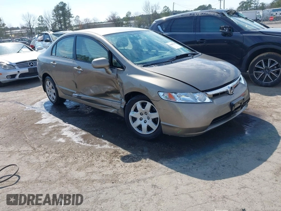 2006 Honda Civic LX with VIN 2HGFA16596H514483, listed as a IAAI auction lot 41889508 with 148,412 mi miles and . Bid and sale history available at DreamBid. Image 1.