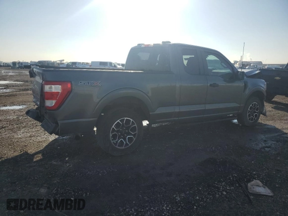 2023 Ford F-150 XL with VIN 1FTEX1CP5PKD56751, listed as a Copart auction lot 50373925 with 68,246 mi miles and Salvage title. Bid and sale history available at DreamBid. Image 3.