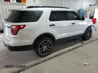 2016 Ford Explorer Sport with VIN 1FM5K8GT7GGA93286, listed as a Copart auction lot 59331775 with 144,028 mi miles and Salvage title. Bid and sale history available at DreamBid. Image 3.
