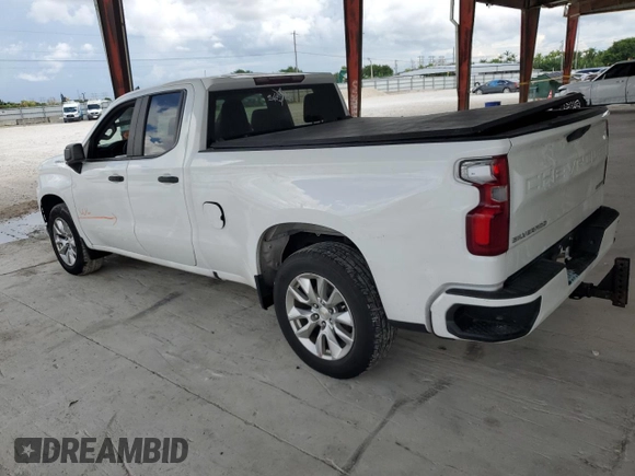 2021 Chevrolet Silverado 1500 Custom with VIN 1GCRWBEH6MZ115879, listed as a Copart auction lot 74552314 with Not Provided miles and Salvage Title. Bid and sale history available at DreamBid. Image 2.