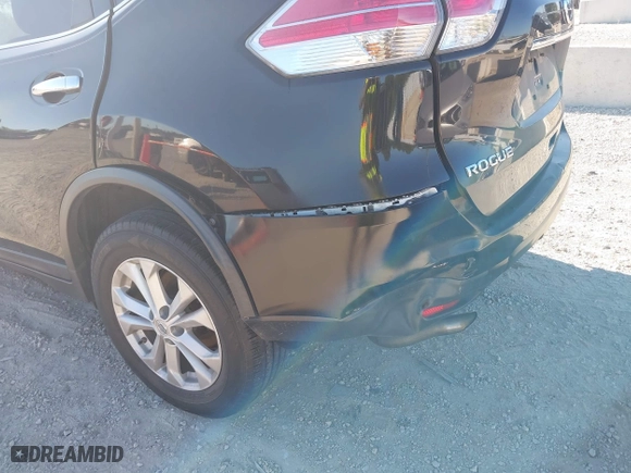 2015 Nissan Rogue S with VIN KNMAT2MT1FP586459, listed as a IAAI auction lot 40251580 with 109,513 mi miles. Bid and sale history available at carsss.com. Image 12.
