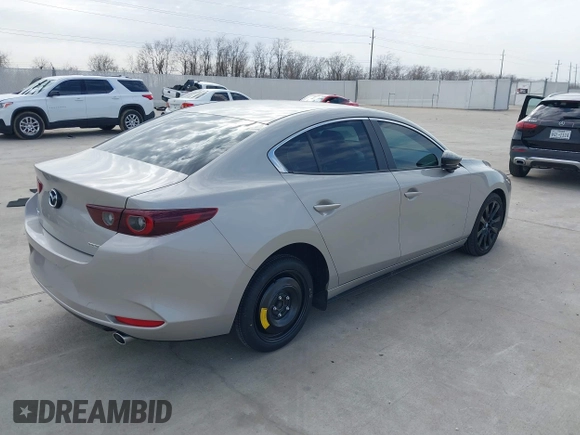 2025 Mazda 3 S Select Sport with VIN 3MZBPABM7SM450378, listed as a IAAI auction lot 41559969 with 6,270 mi miles and . Bid and sale history available at DreamBid. Image 4.