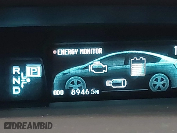 2014 Toyota Prius Four with VIN JTDKN3DU5E1782404, listed as a IAAI auction lot 41590677 with 89,465 mi miles. Bid and sale history available at carsss.com. Image 16.