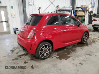 2013 FIAT 500 Turbo with VIN 3C3CFFHH3DT590801, listed as a Copart auction lot 52775845 with 119,252 mi miles and Salvage Title. Bid and sale history available at carsss.com. Image 3.