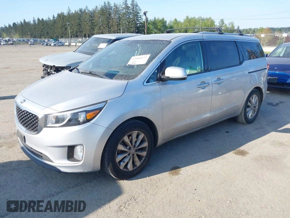 2016 Kia Sedona SX with VIN KNDMC5C19G6140582, listed as a IAAI auction lot 42086075 with 112,474 mi miles. Bid and sale history available at carsss.com. Image 17.