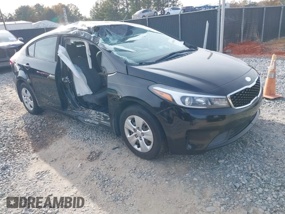 2018 Kia Forte LX with VIN 3KPFK4A72JE246449, listed as a IAAI auction lot 41096242 with 92,539 mi miles. Bid and sale history available at carsss.com. Image 1.