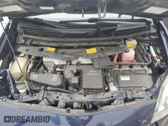 2014 Toyota Prius Four z VIN JTDKN3DU9E0387275, wystawiony jako Copart lot #55976945 z przebiegiem 72 489 mil mil oraz Szkoda całkowita • Salvage title. Historia ofert i sprzedaży dostępna na DreamBid. Obrazek 11.