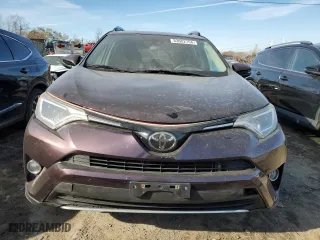 2017 Toyota RAV4 XLE with VIN 2T3RFREV4HW689398, listed as a Copart auction lot 83002754 with 55,107 mi miles and Salvage Title. Bid and sale history available at carsss.com. Image 5.