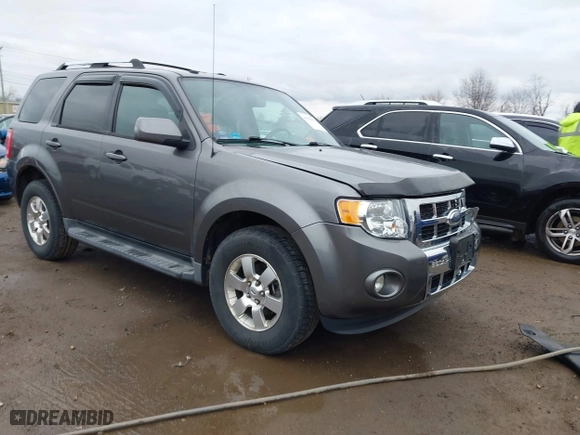 2011 Ford Escape Limited with VIN 1FMCU9EG5BKB58607, listed as a IAAI auction lot 41828618 with 173,708 mi miles. Bid and sale history available at carsss.com. Image 1.