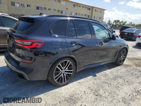 2020 BMW X5 M50i with VIN 5UXJU4C00L9C54563, listed as a Copart auction lot 56119764 with 65,963 mi miles. Bid and sale history available at carsss.com. Image 3.