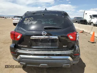 2020 Nissan Pathfinder S with VIN 5N1DR2AM2LC642044, listed as a Copart auction lot 54240045 with 36,484 mi miles and Salvage title. Bid and sale history available at DreamBid. Image 6.