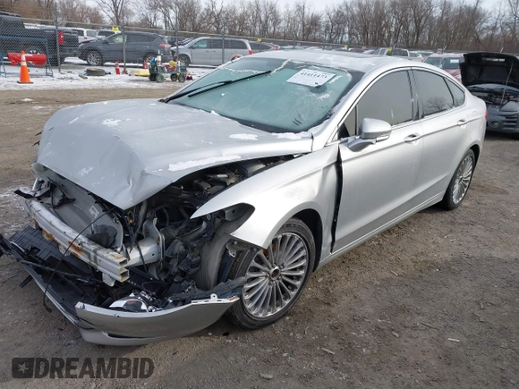 2015 Ford Fusion Titanium with VIN 3FA6P0D95FR103444, listed as a IAAI auction lot 41411473 with 213,729 mi miles. Bid and sale history available at carsss.com. Image 18.