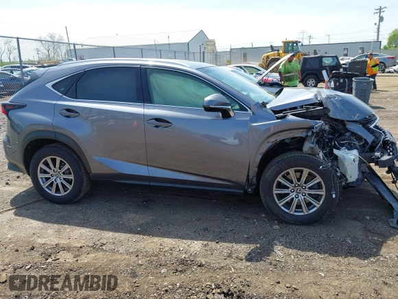 2019 Lexus NX with VIN JTJBARBZ0K2182616, listed as a IAAI auction lot 42097649 with 61,507 mi miles. Bid and sale history available at carsss.com. Image 14.