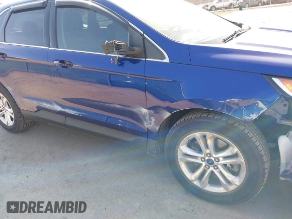 2015 Ford Edge SEL with VIN 2FMTK4J84FBC18514, listed as a IAAI auction lot 41807224 with 117,497 mi miles. Bid and sale history available at carsss.com. Image 6.