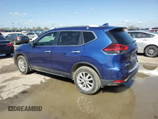 2017 Nissan Rogue SV with VIN 5N1AT2MT0HC897323, listed as a Copart auction lot 52097075 with 90,264 mi miles and Salvage Title. Bid and sale history available at carsss.com. Image 2.