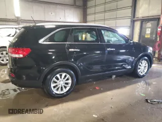 2018 Kia Sorento LX V6 with VIN 5XYPGDA5XJG422896, listed as a Copart auction lot 46865955 with 0 mi miles and Salvage Title. Bid and sale history available at carsss.com. Image 3.