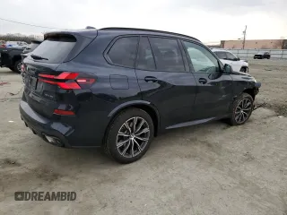 2025 BMW X5 xDrive40i with VIN 5UX23EU04S9W53256, listed as a Copart auction lot 46929635 with 0 mi miles and Salvage Title. Bid and sale history available at carsss.com. Image 3.