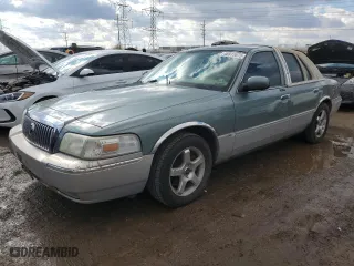 2006 Mercury Grand Marquis GS with VIN 2MEFM74V56X638847, listed as a Copart auction lot 46915875 with 143,199 mi miles and Salvage Title. Bid and sale history available at carsss.com. Image 1.